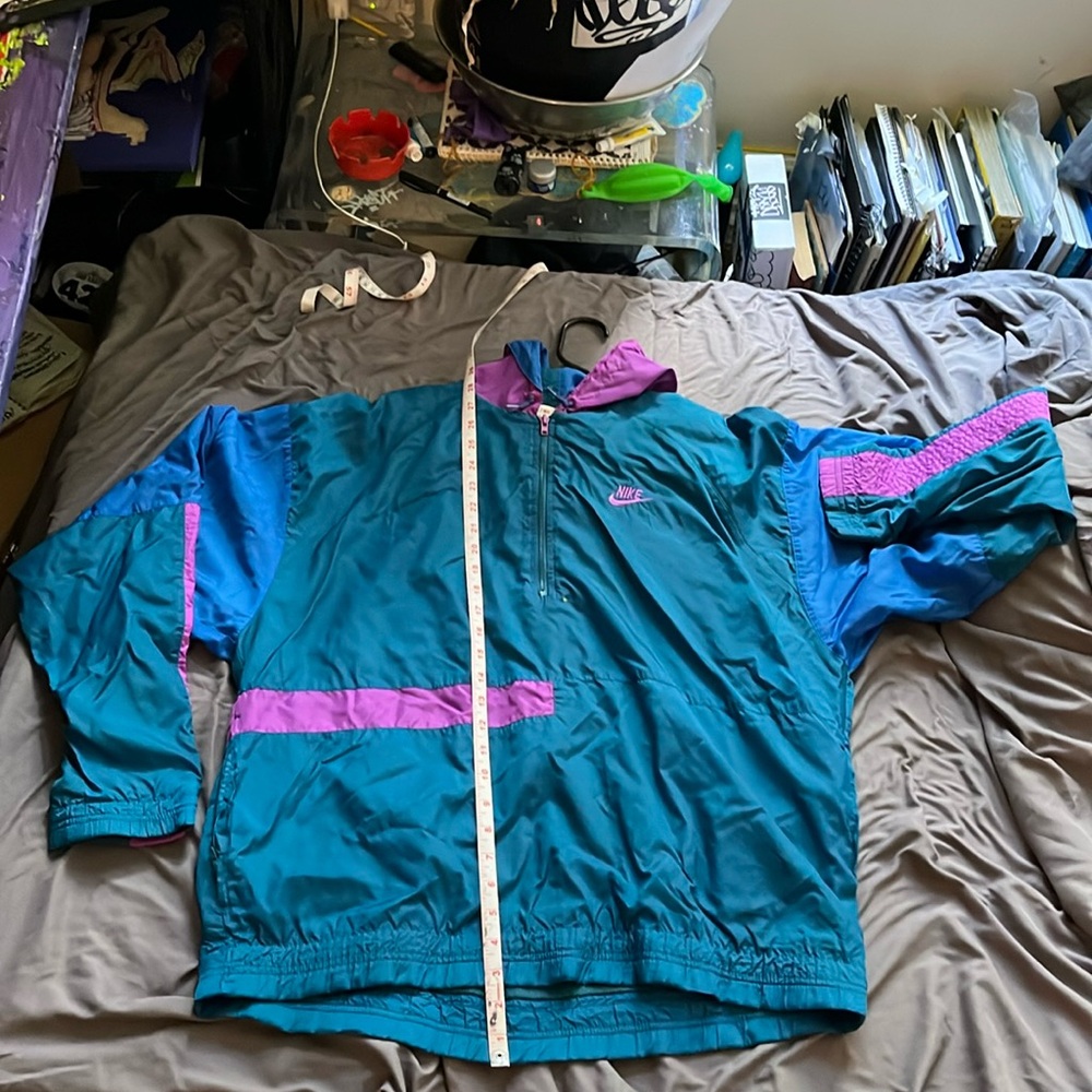 90s retro vintage NIKE windbreaker Mens Large